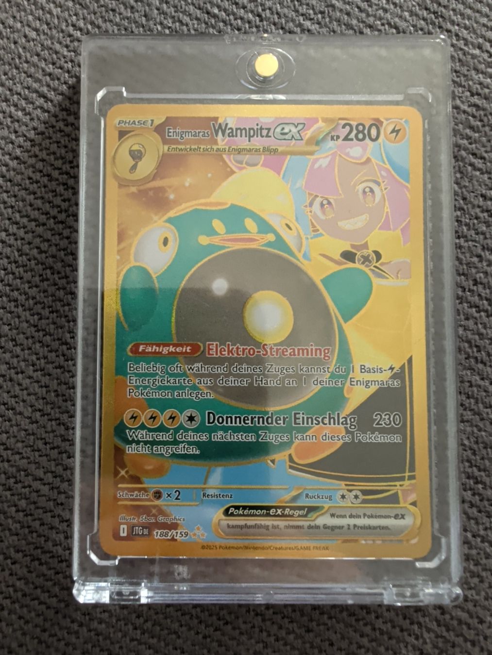 Pokémon Carte collezionabili: Enigmaras Wampitz ex 188/159 – Nuovo (secondo la descrizione) da Oberwil BL venduto da saru-koshiro