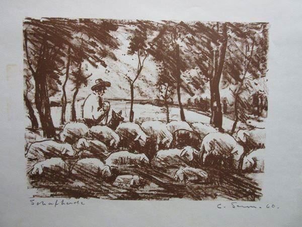 Grafiken & Lithographien: SENN CONRAD  LITHOGRAPHHIE SIGNIERT – Gebraucht aus Gersau von kunst-online