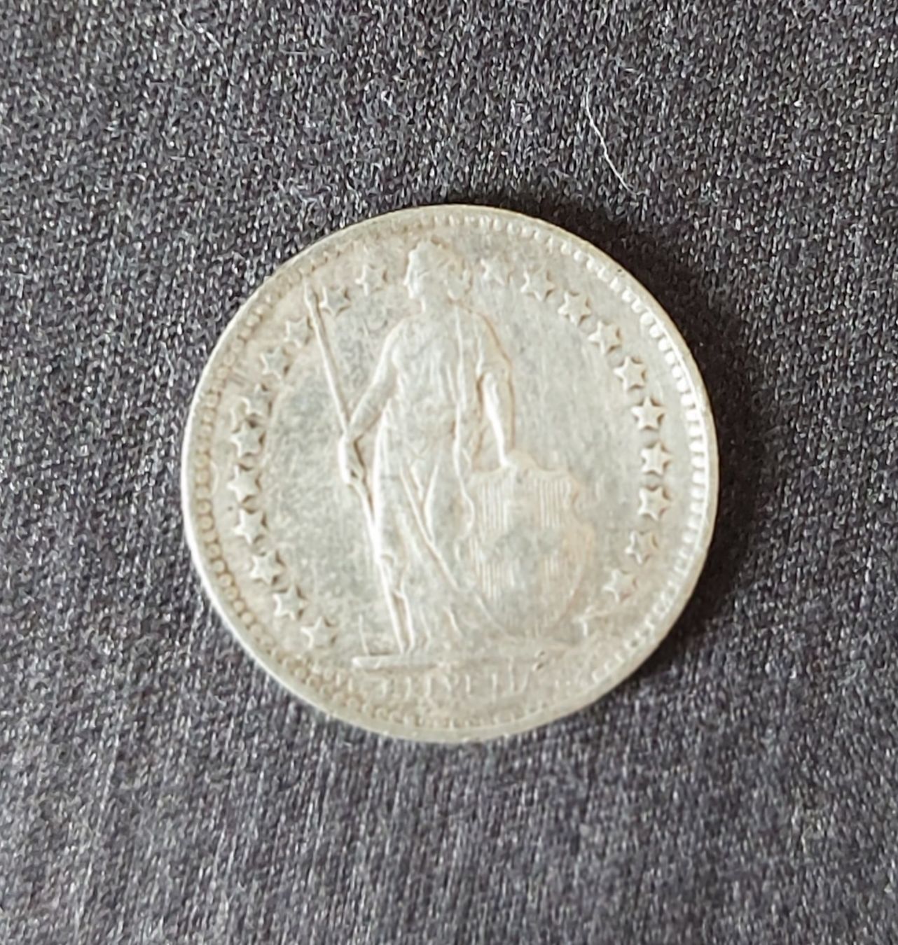 Tutti le monete: 50 Rappen Münze 1921 – Usato da Wallenwil venduto da milliwa 1