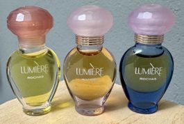 3 x Lumière - Rochas Parfum Miniatur