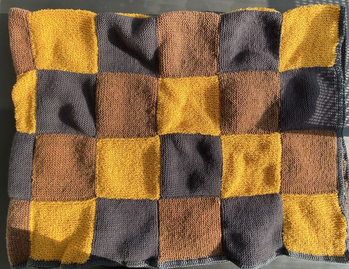 Coperte: Wunderschöne Plätzlidecke / Patchworkdecke, selbstgestrickt – Nuovo e nell'imballaggio originale da Dietlikon venduto da Sa_Biene 4