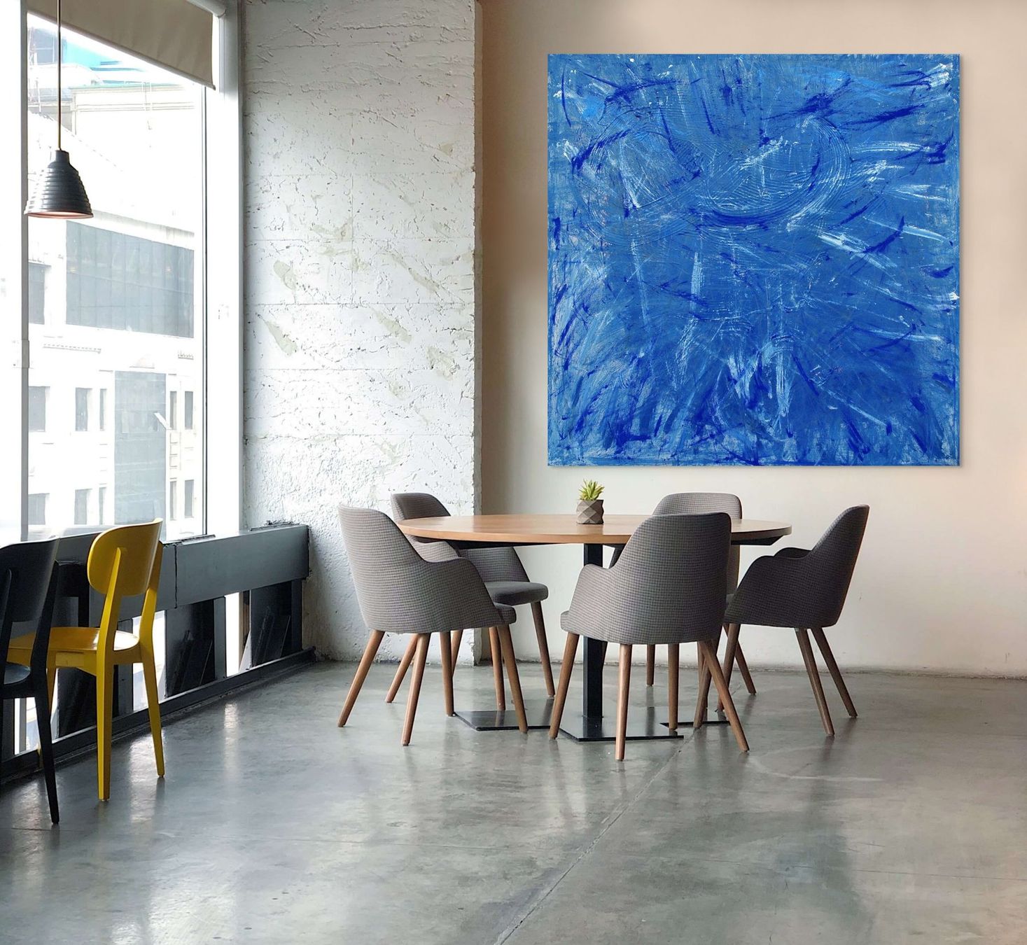 Gemälde: Gemälde "BLUE POWER" – Neu (gemäss Beschreibung) aus Zug von event_more 2
