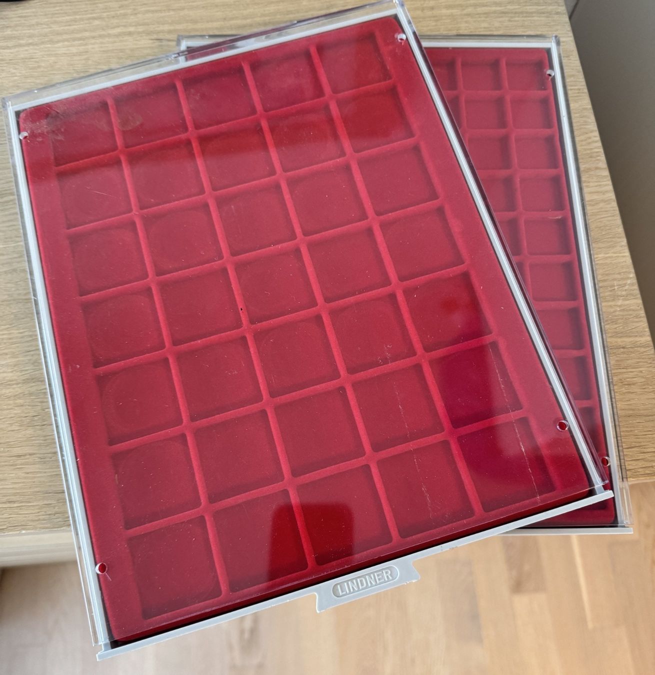Contenitori & Simili: 2x Lindner Sammelbox / Münzbox – Usato da Winterthur venduto da Rwa