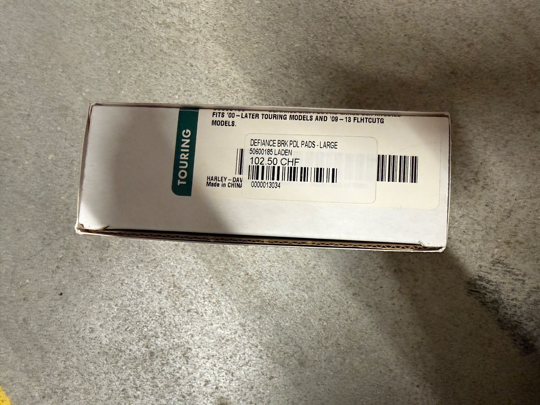 Harley-Davidson Tutti i ricambio per moto: 50600185 Harley-Davidson Bremspedal Pad – Nuovo e nell'imballaggio originale da Ostermundigen venduto da jas_9j7d 1