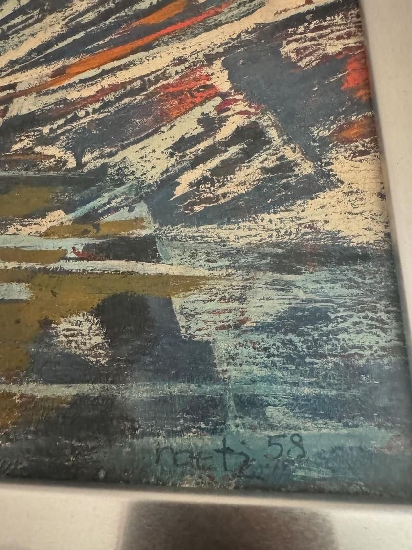 Gemälde: petit tableau signée – Gebraucht aus Vésenaz von Angela.C3 4