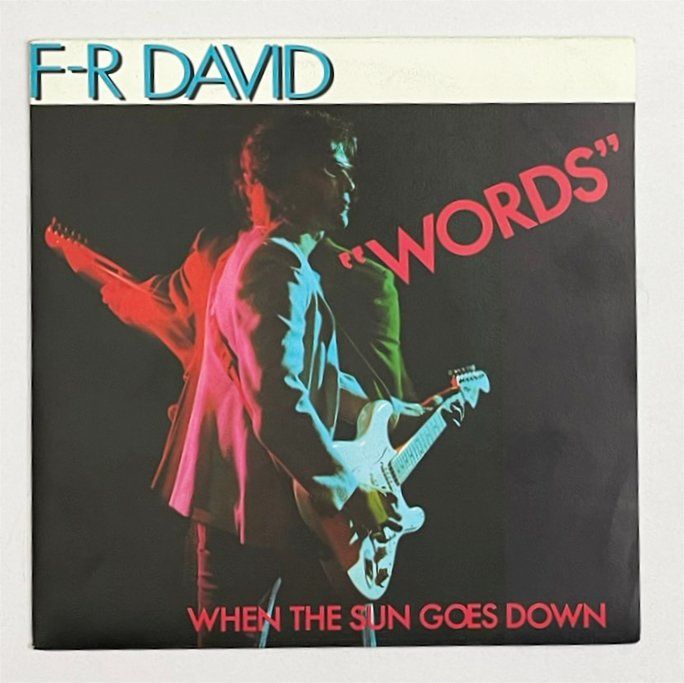Schallplatten: Single: F.R. DAVID - Words (Synth Pop) – Gebraucht aus Frenkendorf von Yard-Sale-2000