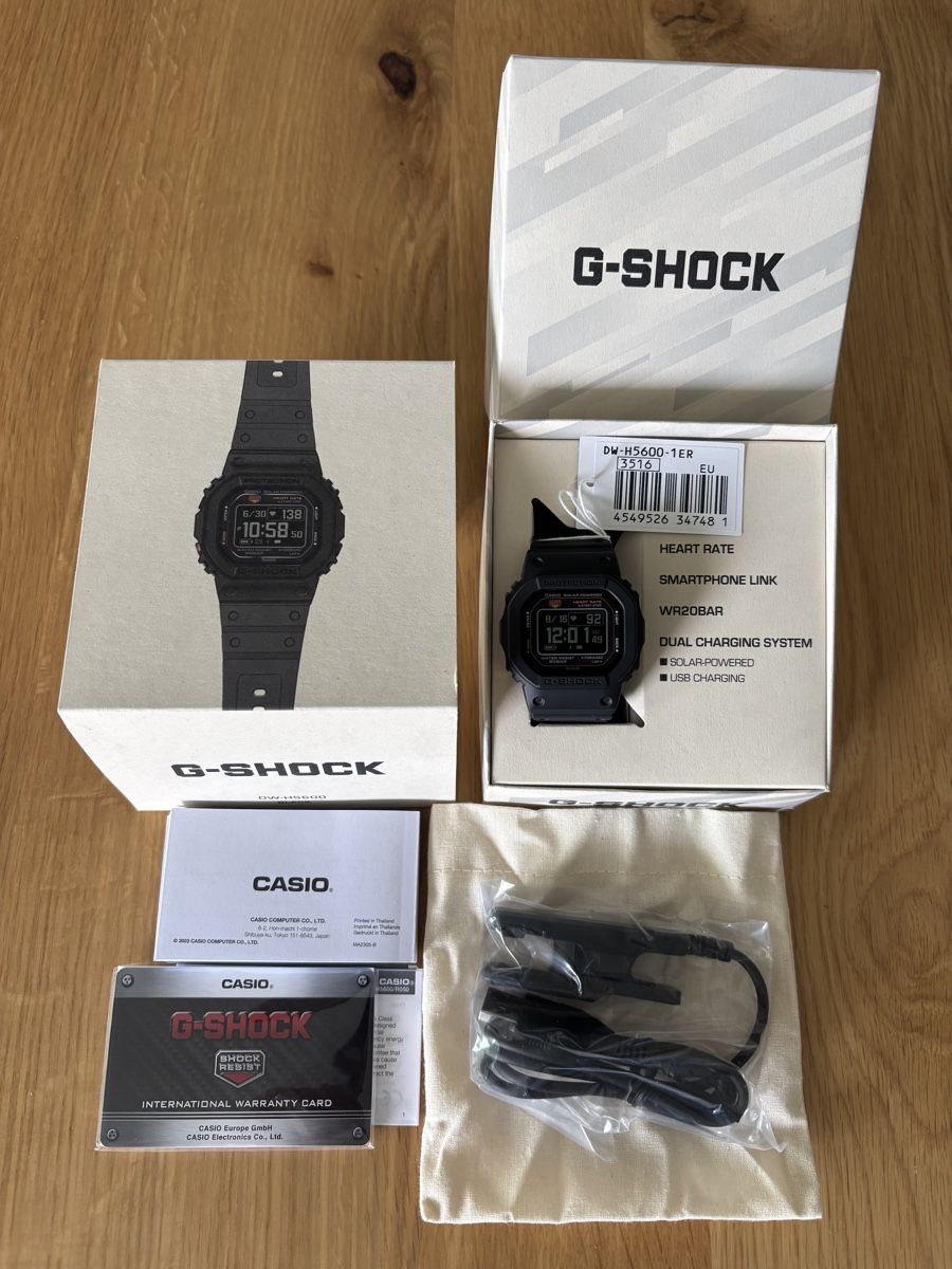 Casio Smartwatch: Casio G-Shock G- Squad Bluetooth Solar DW-H5600 – Neu und originalverpackt aus Mellingen von Guilhermefurlan 2