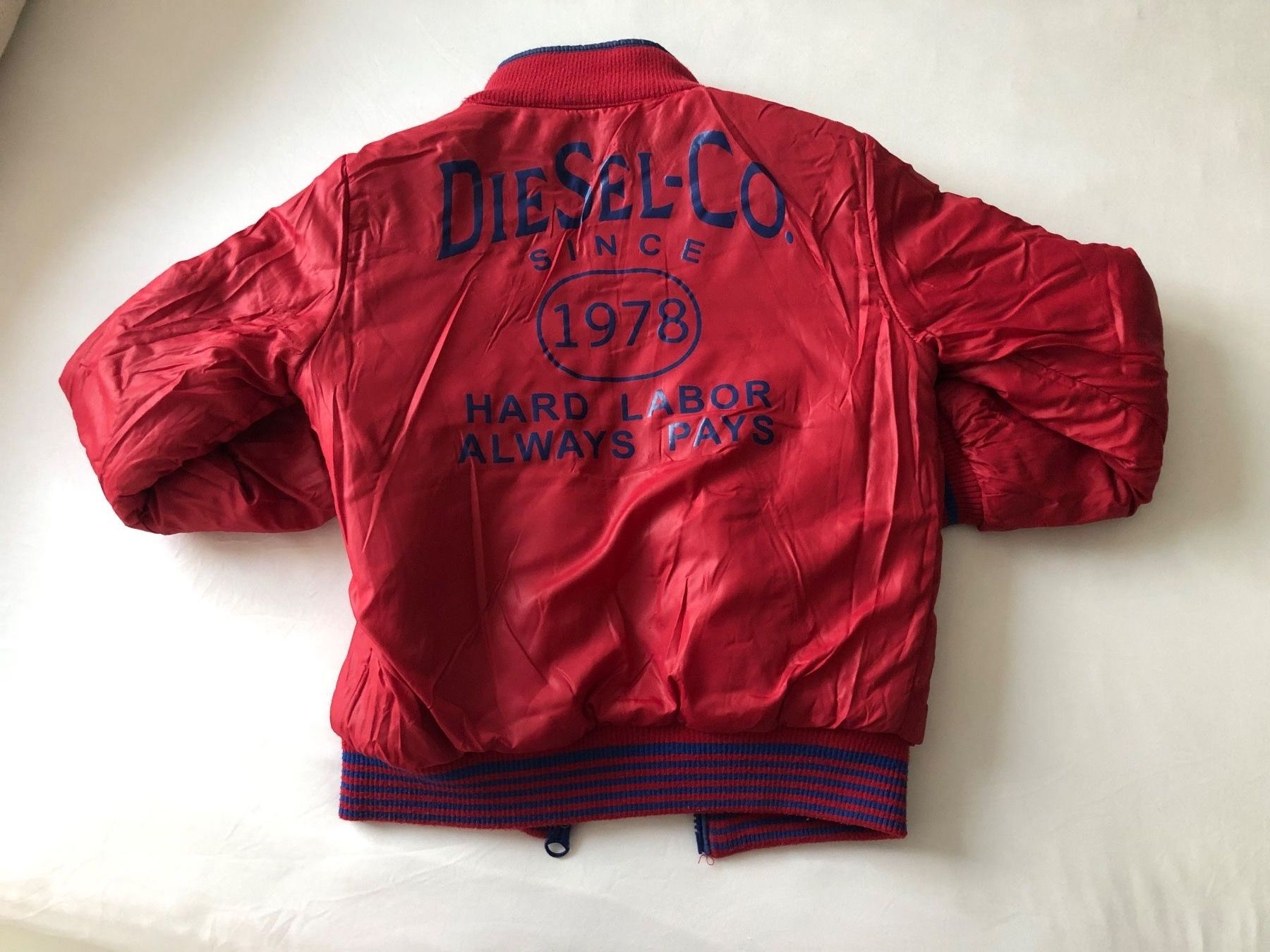 Diesel Giacche & Cappotti: Diesel Reversible Bomberjacke Gr 122 – Usato da Egg b. Zürich venduto da egg2665 4