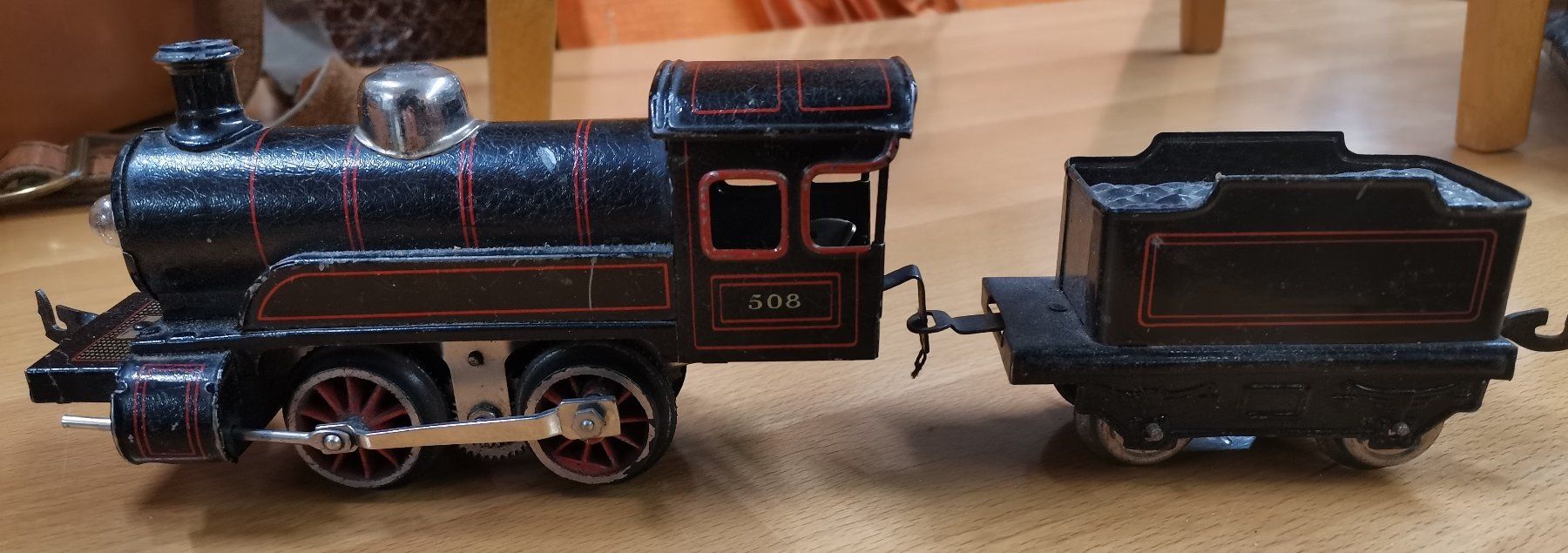 Bing Modelleisenbahnen: Bing Lokomotive 508 mit Bing Tender – Gebraucht aus Suhr von Brocki-Suhr