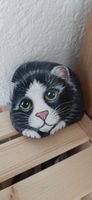 Katze gemalt auf Stein