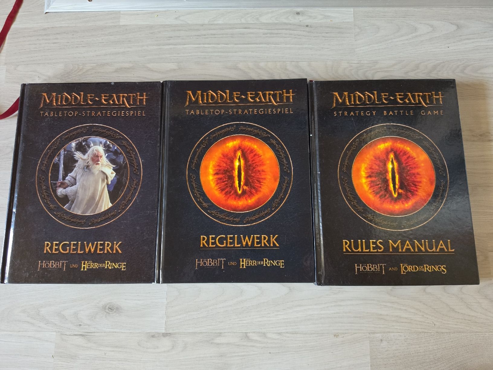 Libri: Middle-earth Herr der Ringe Regelwerke 3er-Set DE/EN – Usato da Tafers venduto da whereyogamesat