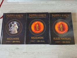 Middle-earth Herr der Ringe Regelwerke 3er-Set DE/EN