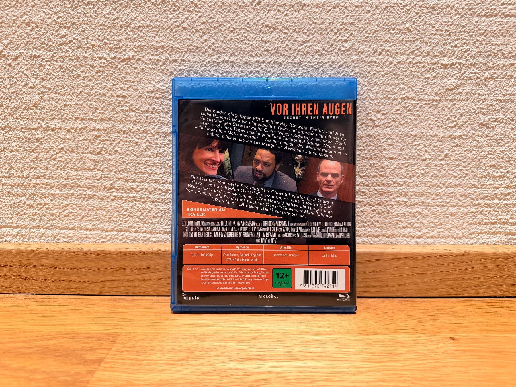 Alle DVDs: Vor ihren Augen Blu-Ray (2016) – Gebraucht aus Reinach BL von Graphix 1