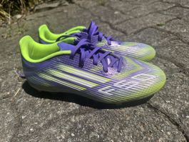 Fussballschuhe Adidas F50 lila/gelb Grösse 39
