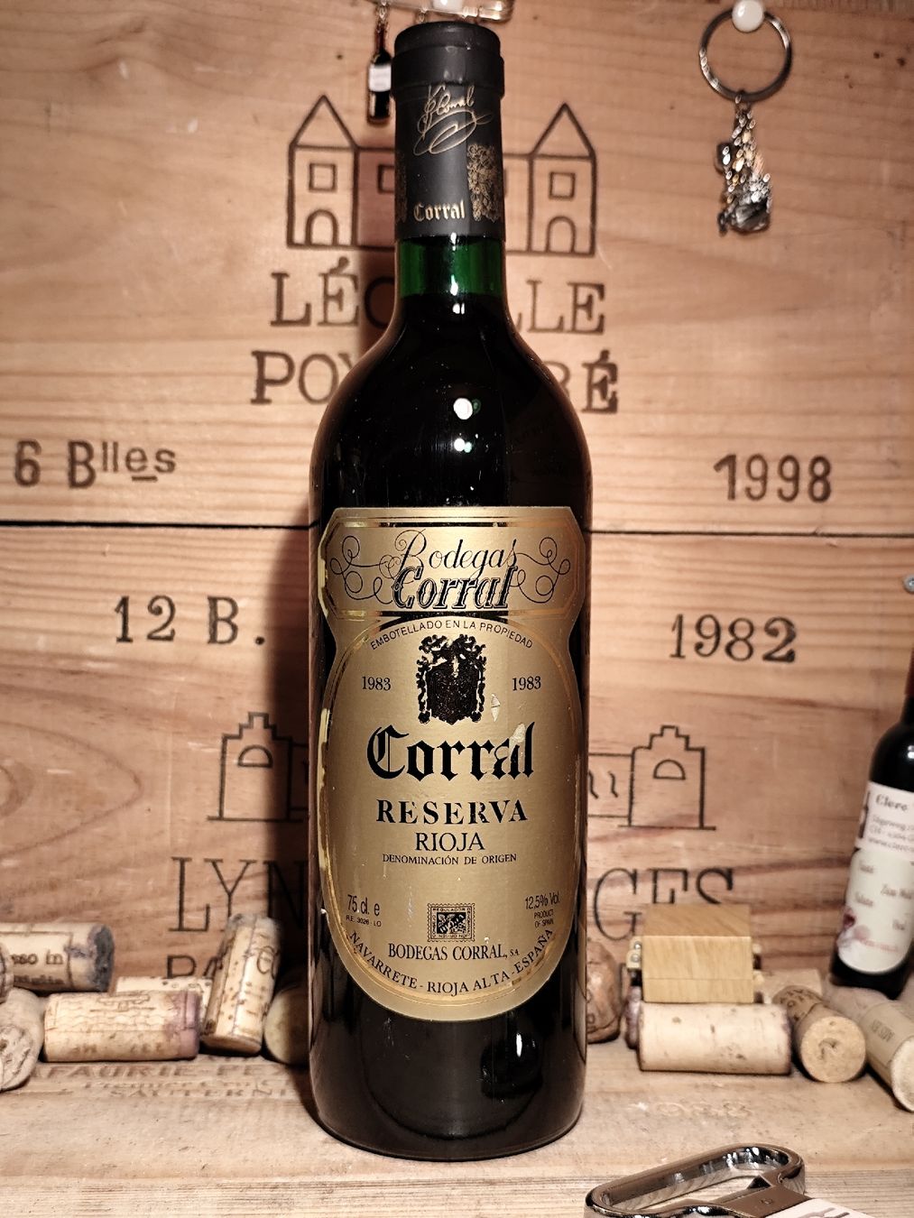 Rioja Vino: 1983 Rioja Reserva, Bodega Corral – Nuovo e nell'imballaggio originale da Büsserach venduto da Vintage-vins 5