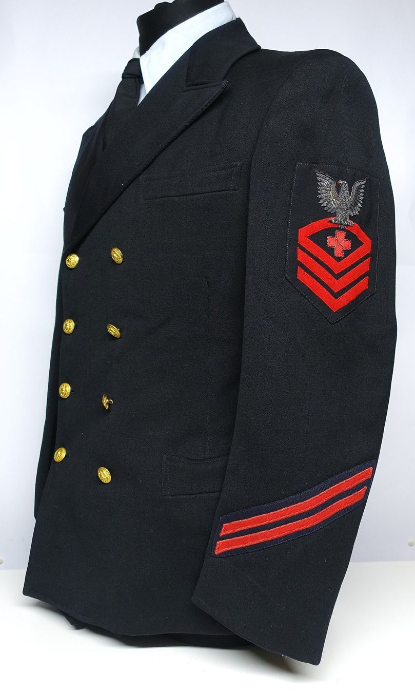 Uniformi: US Navy Uniform Chief Pharmacist's Mate C.A Proffitt  2.WK – Usato da Kappelen venduto da Marmoe 1