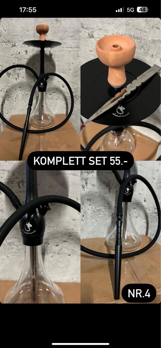 Narghilé: Dschinni Chucky Black voll Set – Nuovo (secondo la descrizione) da Kriens venduto da Delikanli1 1