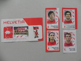 5 Orginal Panini Fussball CH Schweiz Yakin Wicky Frei Gygax