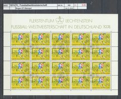 1974 Liechtenstein, Fussballweltmeisterschaft, Bogen ET