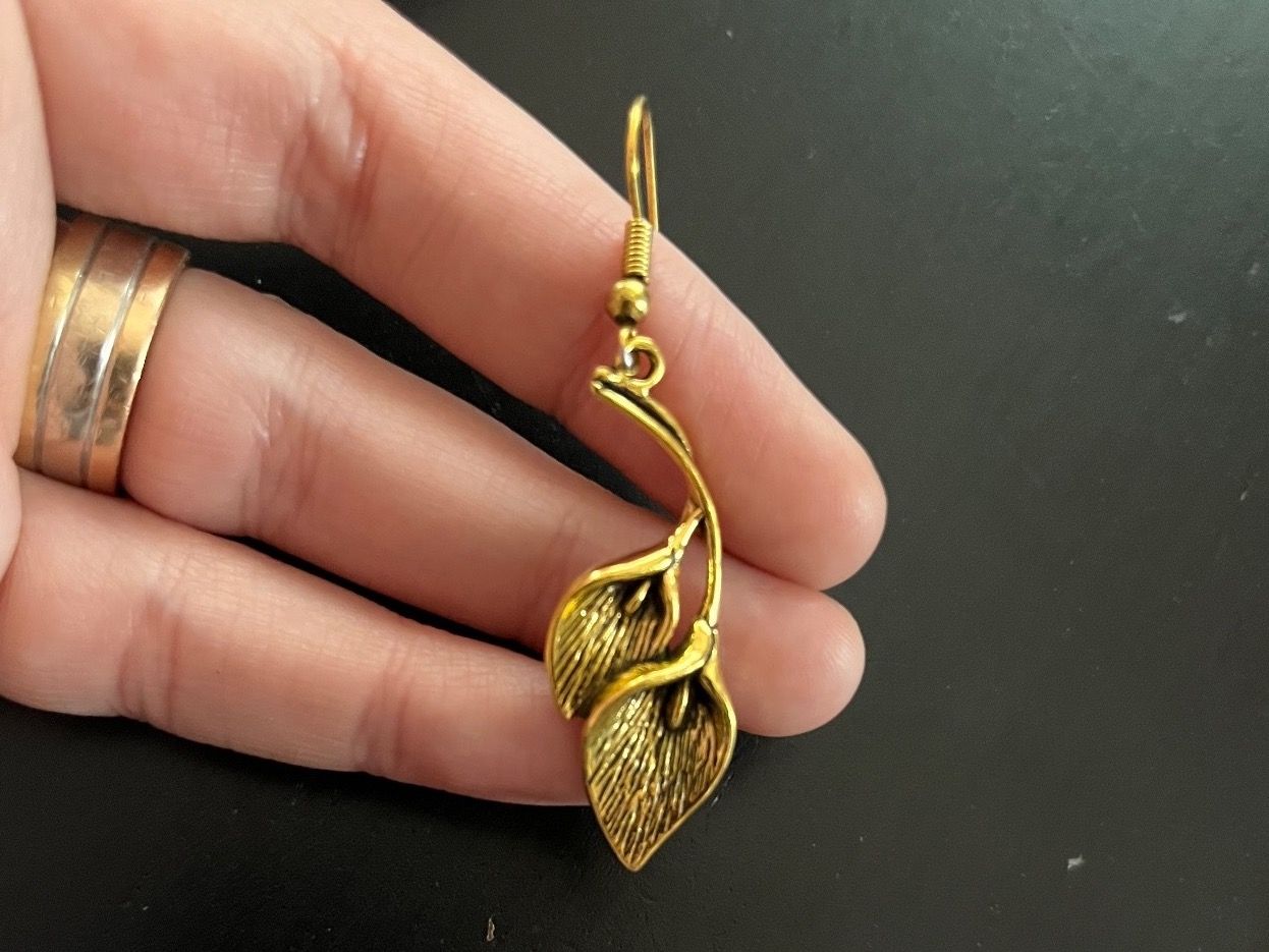Ohrringe & -stecker: Ohrringe Blume / Nr. 139 – Neu (gemäss Beschreibung) aus Gams von Mariawicca 1