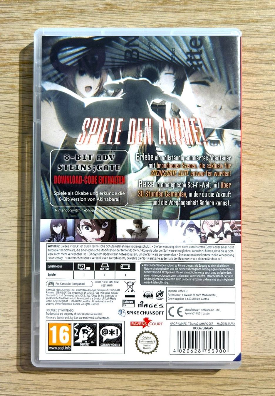 Nintendo Giochi: Steins Gate Elite Nintendo Switch – Usato da St. Gallen venduto da Alpine.Arcade 1