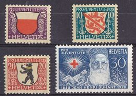 1928 Pro Juventute Satz  ** Postfrisch**