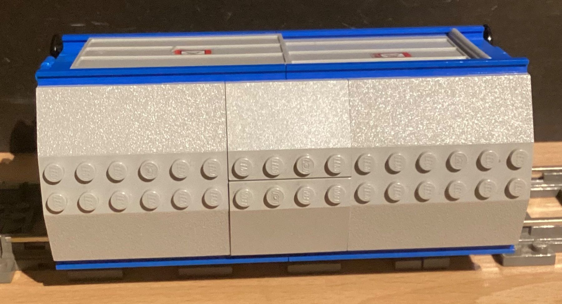 Lego Kit di costruzioni: Blauer Postwagen aus Set 4564 Lego 9V Eisenbahn – Usato da Glarus venduto da Folienjoe24 1