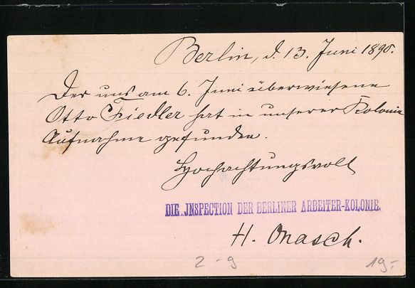 Cartoline postali: Berlin, Neue Berliner Omnibus und Packet – Usato da Berlin venduto da bartko-reher 1