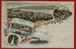 Gruss aus Wädenswil 1898