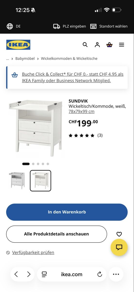 Ikea Wickeltisch & Zubehör: Wickelkomode – Gebraucht aus Adliswil von ant_k7ph 2