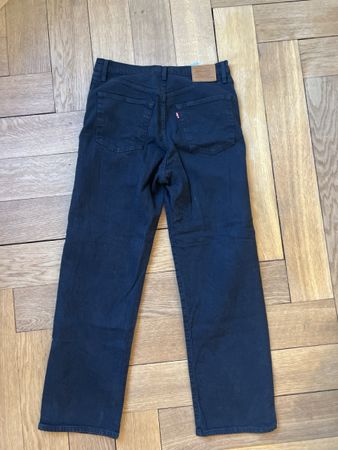 Levi's Jeans Ribcage Straight Ankle schwarz W29 L29