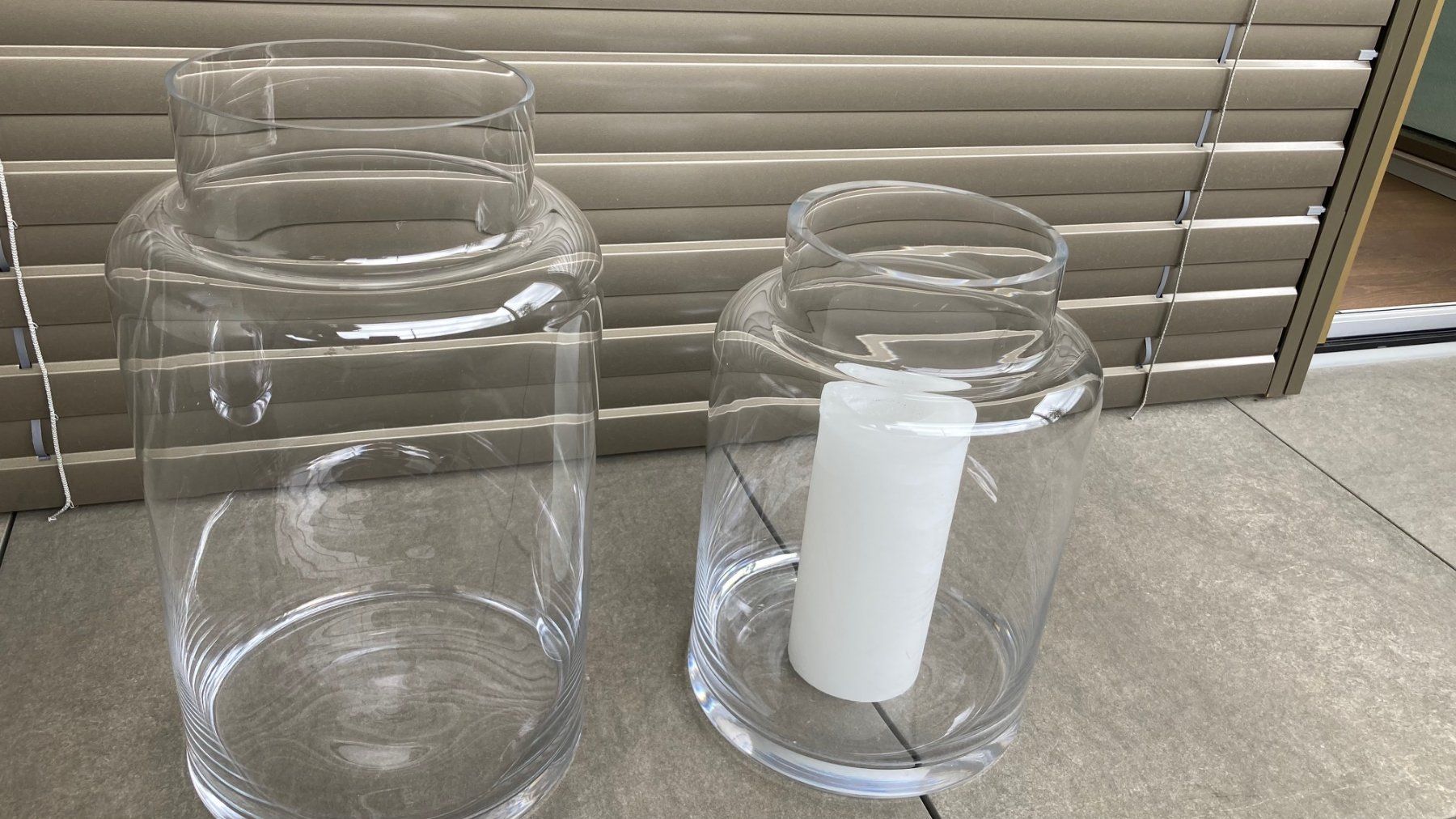 Tutte le decorazioni: 2 Windlicht Glas – Usato da Meisterschwanden venduto da Otto753 1