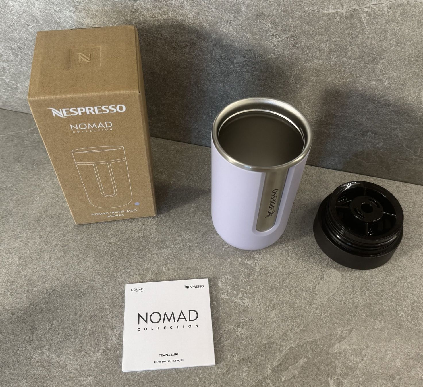 Nespresso Tassen: NESPRESSO: Nomad Reisebecher - Lavendel, 400ml ... – Neu und originalverpackt aus Klosters von ClodiKL 5