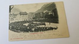 Glarus - Landsgemeinde - stark belebt - 1902