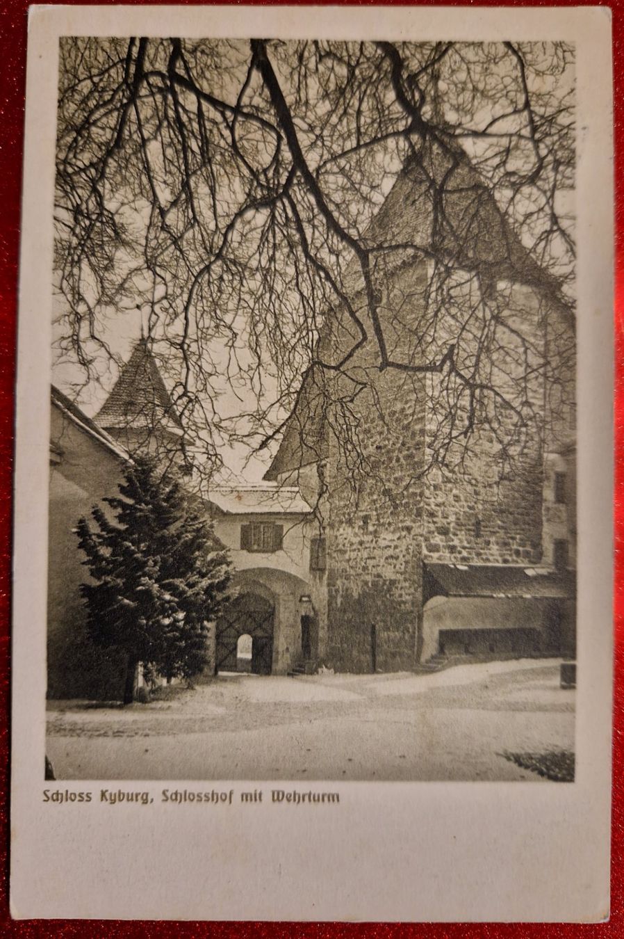 Ansichtskarten: Schloss Kyburg 1918 – Gebraucht aus Melchnau von Fishel