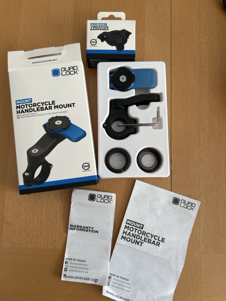Quad Lock Halterungen: Quad Lock support moto – Neu (gemäss Beschreibung) aus Villarimboud von ily01