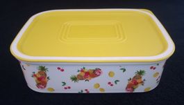 TUPPERWARE Aufbewahrungsbox in Weiss mit Früchte Design
