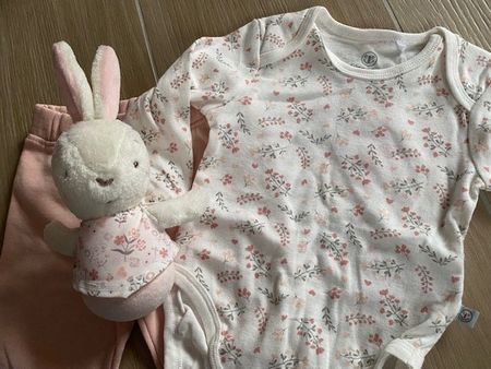 neues Baby Set "Häsli" Gr. 62/68