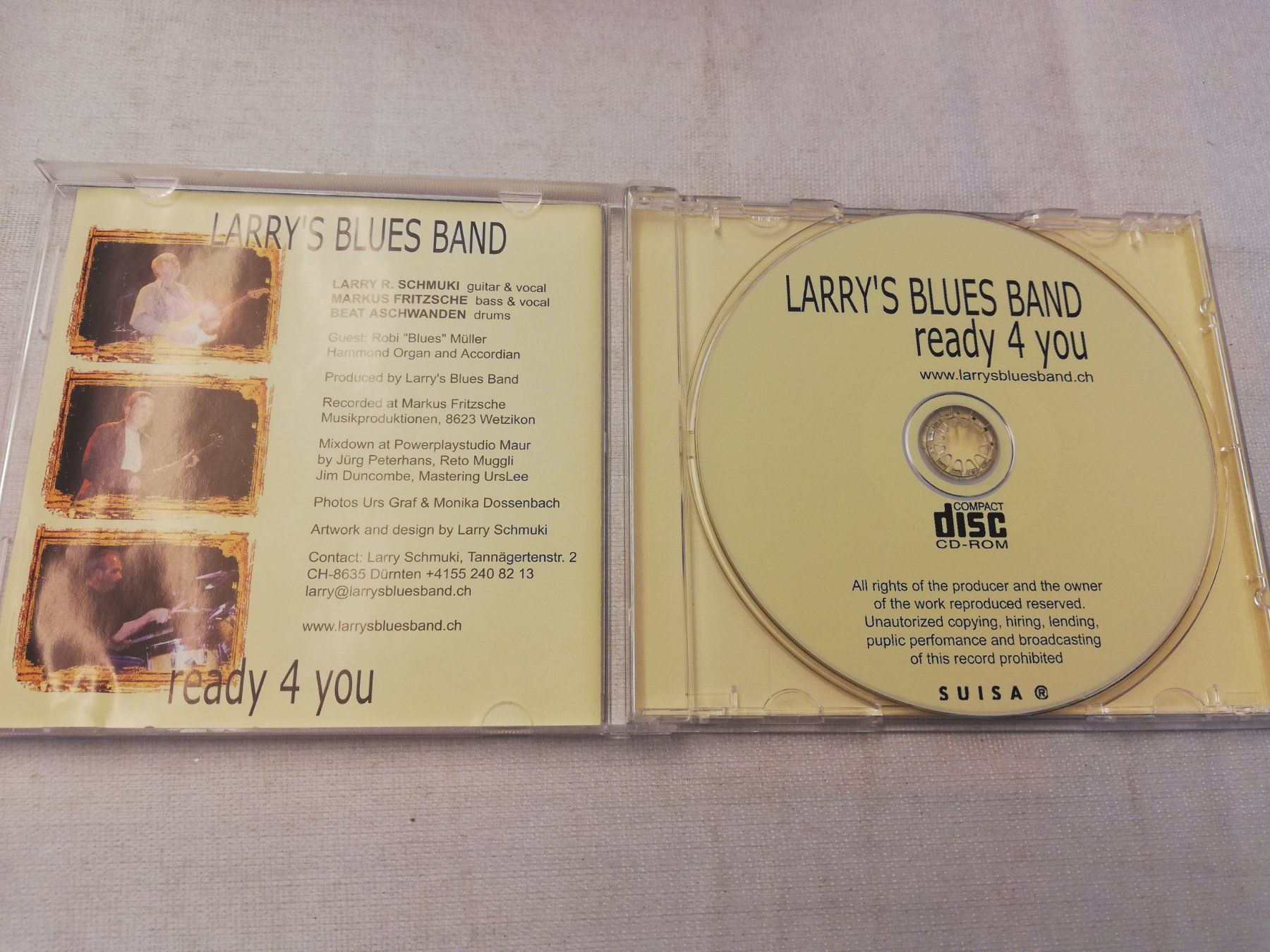CD: LARRY'S BLUES BAND - READY 4 YOU – Usato da Bern venduto da Vinylsound.ch 2