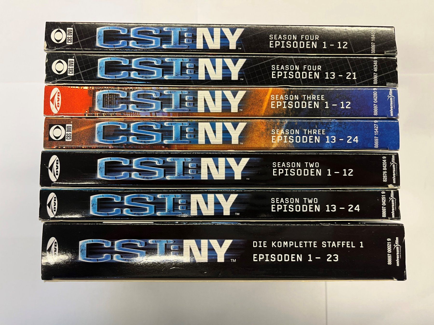 Tutti i DVDs: DVD Sammlung CSI NY Staffel 1 bis 4 – Usato da Basel venduto da andipfandi