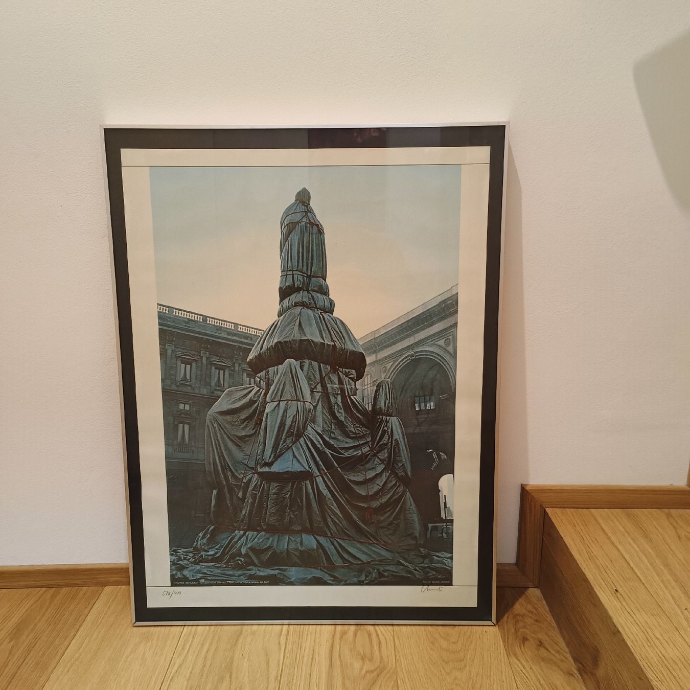 Dipinti: Christo - Wrapped Monument to Leonardo – Usato da Giubiasco venduto da giubi01
