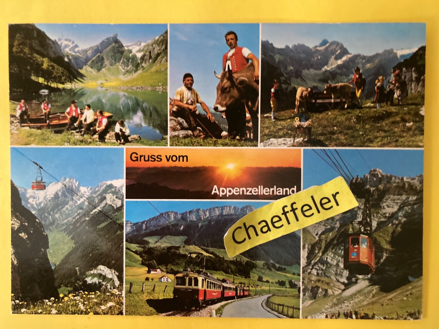 Cartoline postali: Gruss aus dem Appenzellerland – Usato da Zürich venduto da Chaeffeler