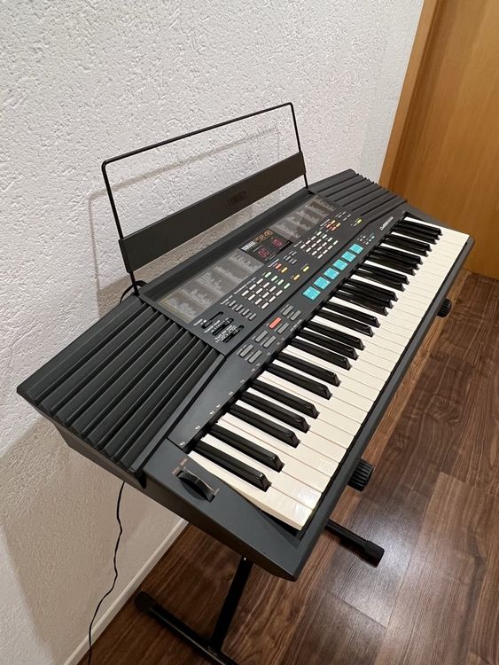 Vintage Yamaha Keyboard PSR-48 mit Ständer & Lehrbuch (Gebraucht) in ...