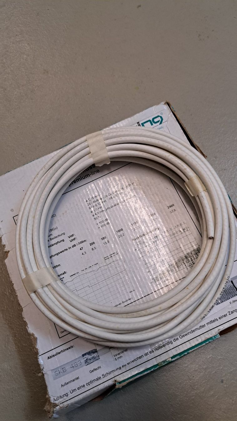Kabel: Koaxialkabel – Neu (gemäss Beschreibung) aus Heimberg von Chayenneli