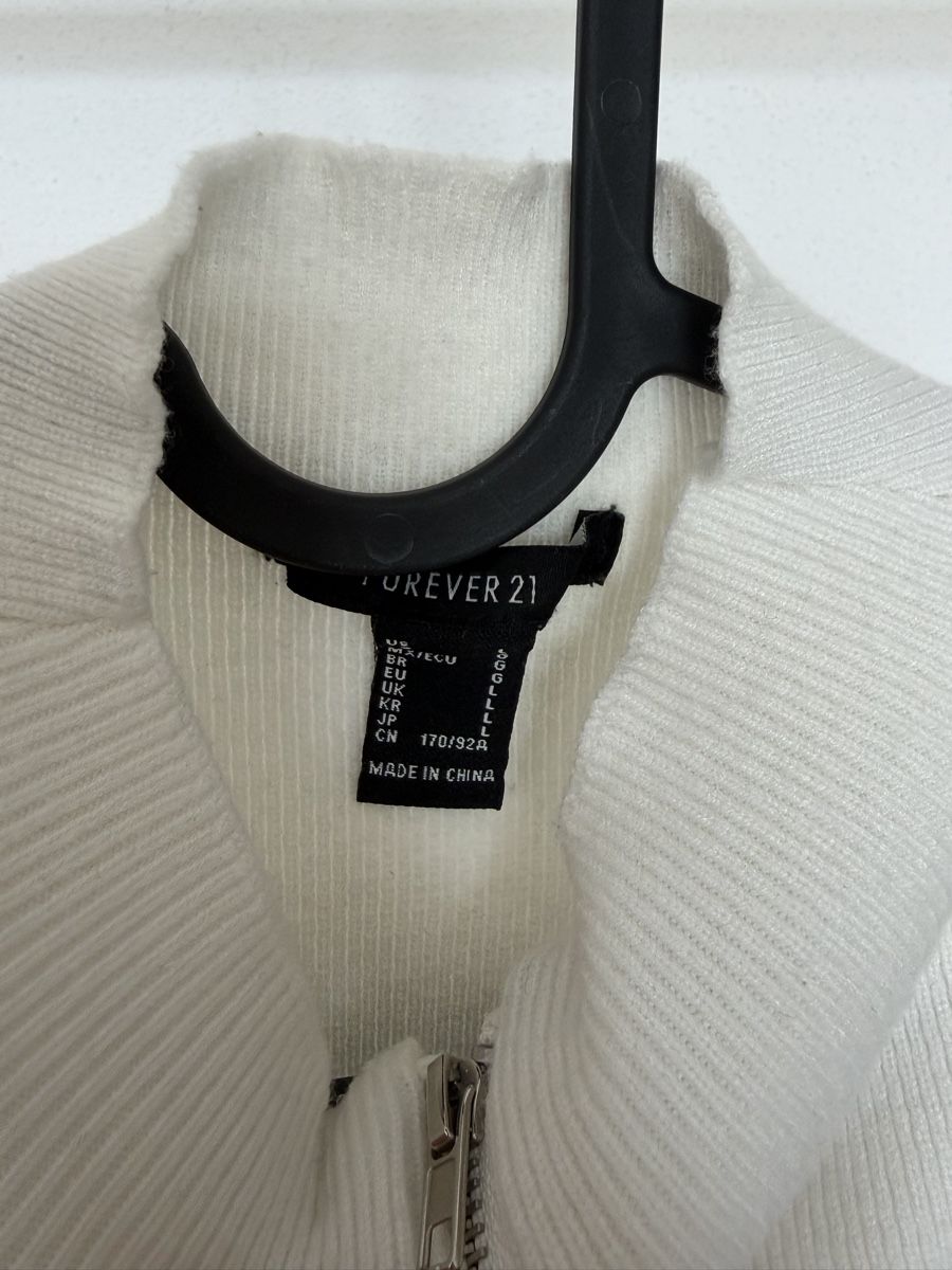 Top: Forever 21 Top, Ärmellos, Weiss – Usato da Emmenbrücke venduto da Leeaa.b 3