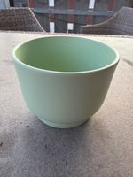 Blumentopf Keramik hellgrün Durchmesser 11cm  guter Zustand