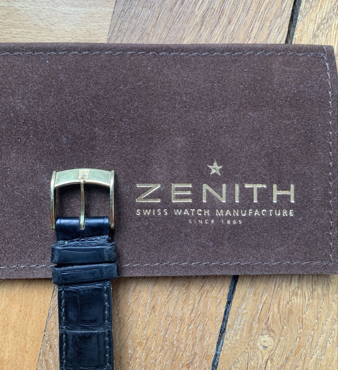 Zenith Uhren: Zenith Gold Elite Automatic Chronometer, mit Goldschnalle! – Gebraucht aus Zürich von editalausanne 5