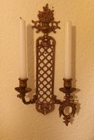 Schön Vintage wand kerzenhalter aus Messing