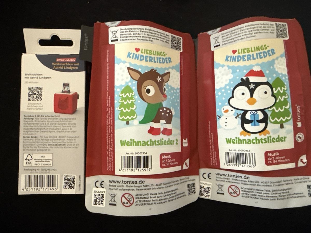 Audiolibri: 3 Tonies Set Weihnachten – Nuovo (secondo la descrizione) da Graben venduto da Desjiix3 1