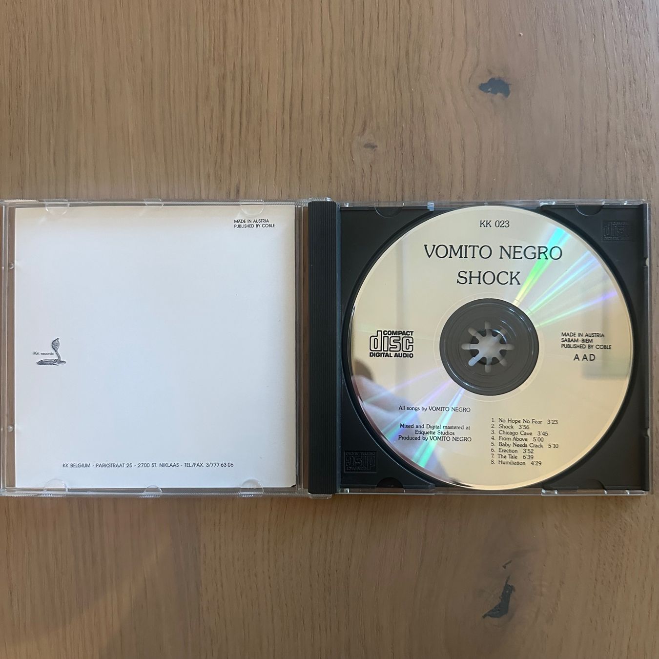 CD: Vomito Negro – Shock - CD ebm electronic RARE – Usato da Caslano venduto da campo_santo 1